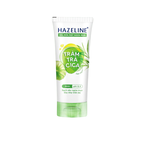 Sữa Rửa Mặt Hazeline Ngừa Mụn Matcha Tràm Trà 100g