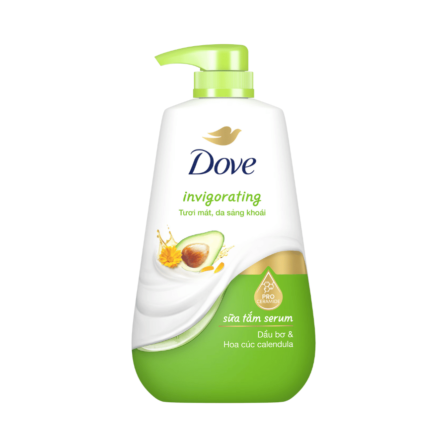 Sữa Tắm Dove Đào Bơ Tươi Mát Sảng Khoái 500g