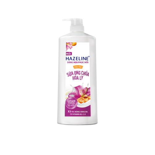 Sữa Tắm Hazeline Sáng Mịn Phục Hồi Sữa Ong Chúa Hoa Ly 1kg