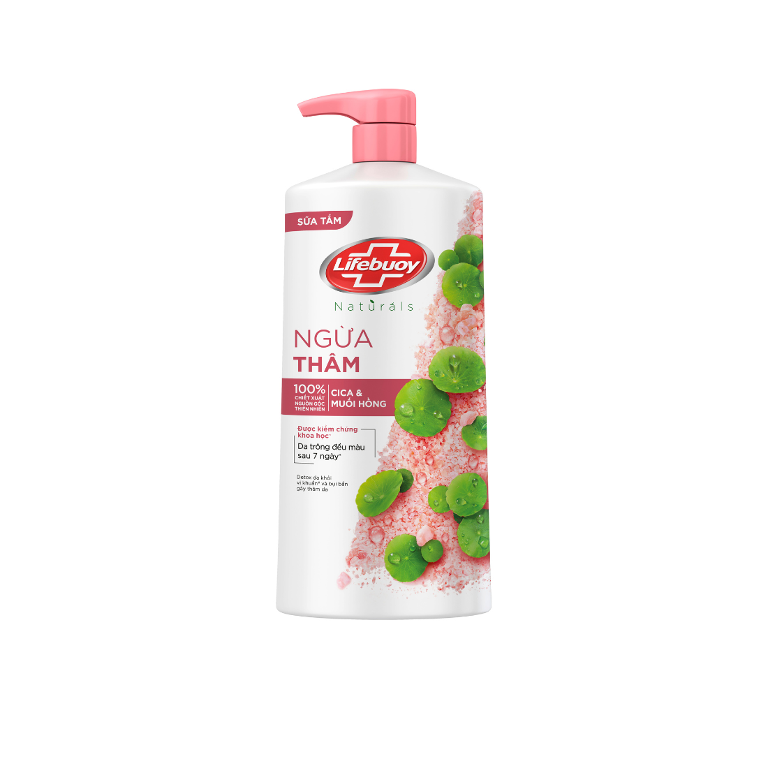 Sữa Tắm Lifebuoy Cica và Muối Hồng Chai 800g