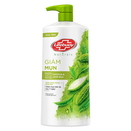 Sữa Tắm Lifebuoy Detox Matcha Khổ Qua Sạch Sâu 800g