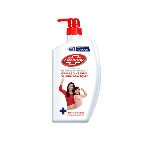 Sữa Tắm Lifebuoy bảo vệ vượt trội 800g (đỏ)