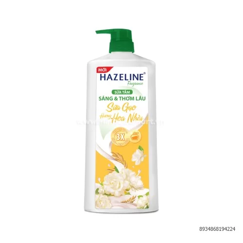 Sữa Tắm hazeline Sữa Gạo Hương Hoa Nhài chai 800g - chai