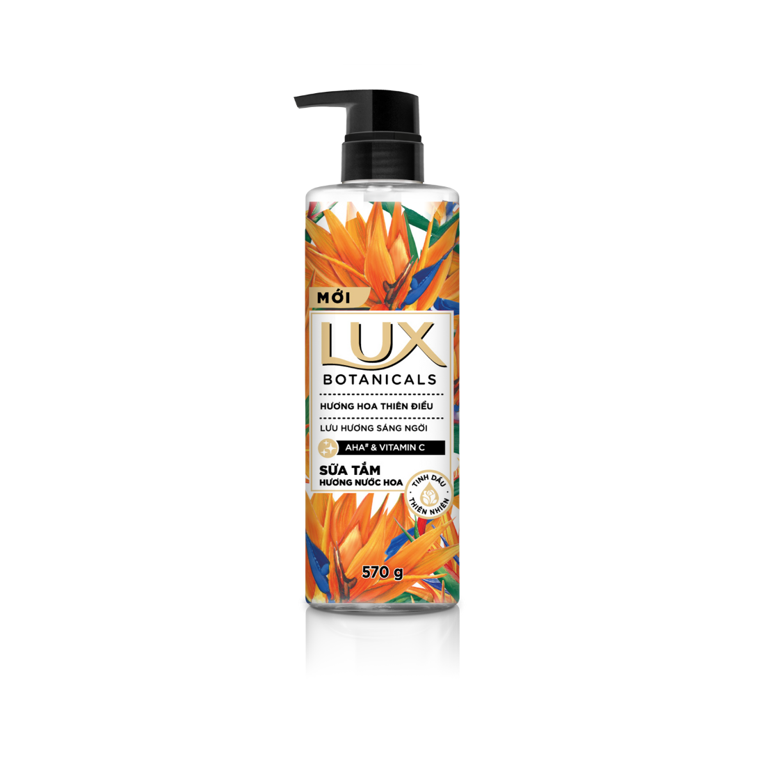 Sữa tắm Lux hương hoa Thiên Điểu chai 570g