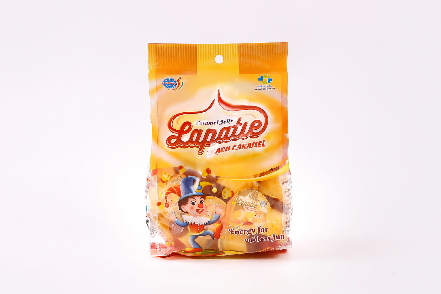 Thạch Lapatie Caramel Long Hải túi 400g