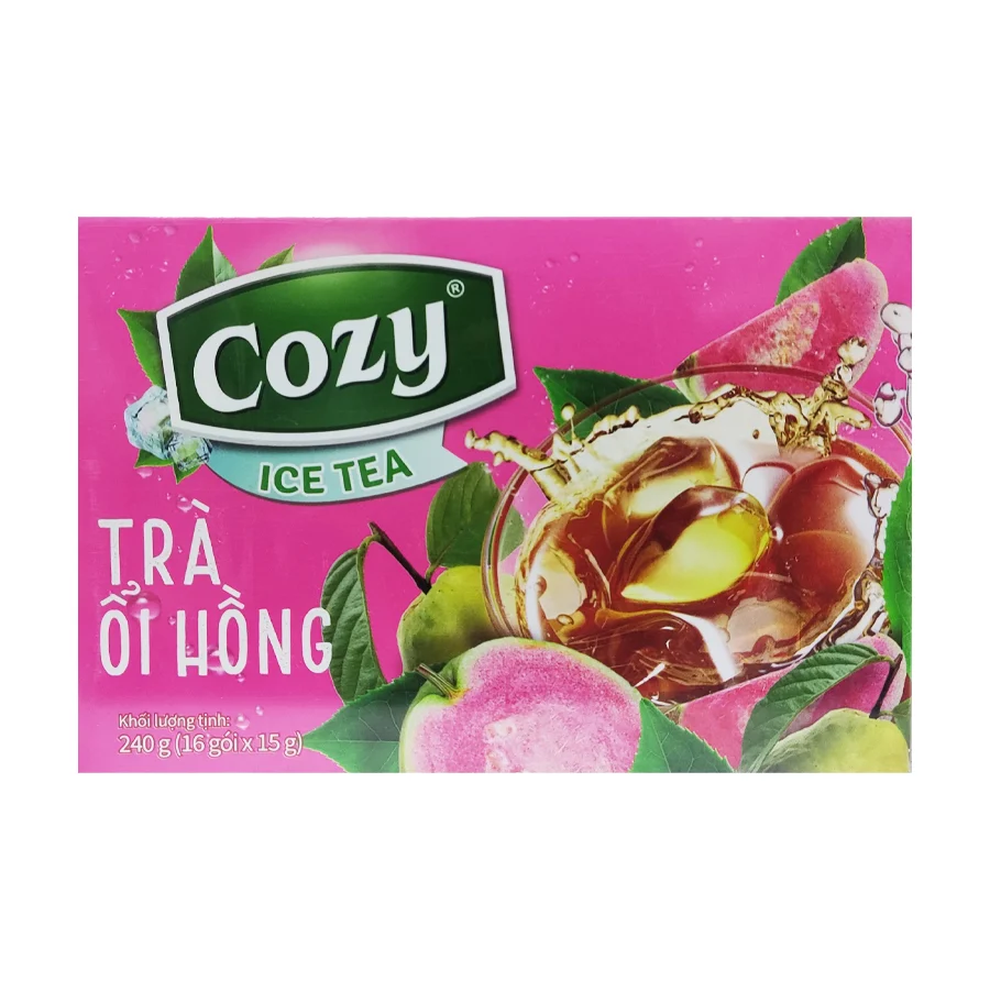 Trà Ổi Hồng Cozy hoà tan hộp 240g (16 gói x 15g)
