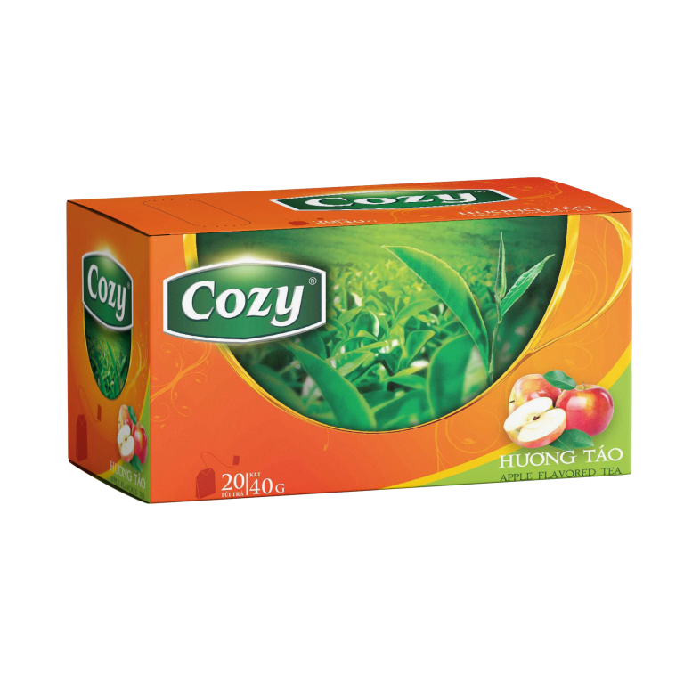 Trà Túi Lọc Cozy Hương Táo Hộp 25 Gói x 2g