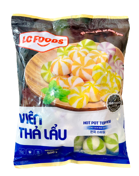 VIÊN THẢ LẨU MIX VỊ LC FOODS 500G - gói
