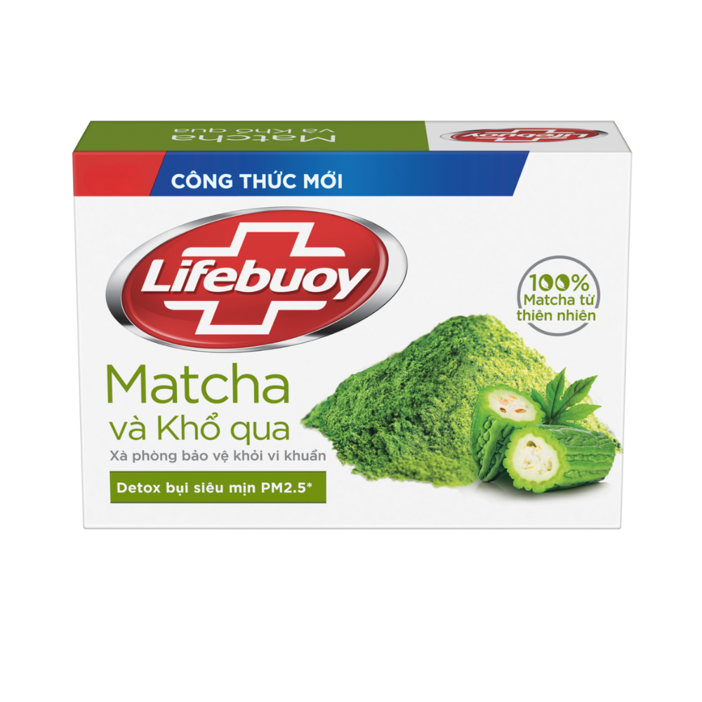 Xà bông Lifebuoy matcha và khổ qua 125gr