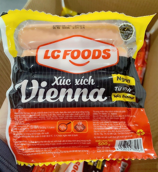 Xúc Xích Vienna LC Foods 500g