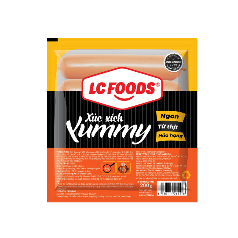 Xúc xích Yummy LC Foods 200g
