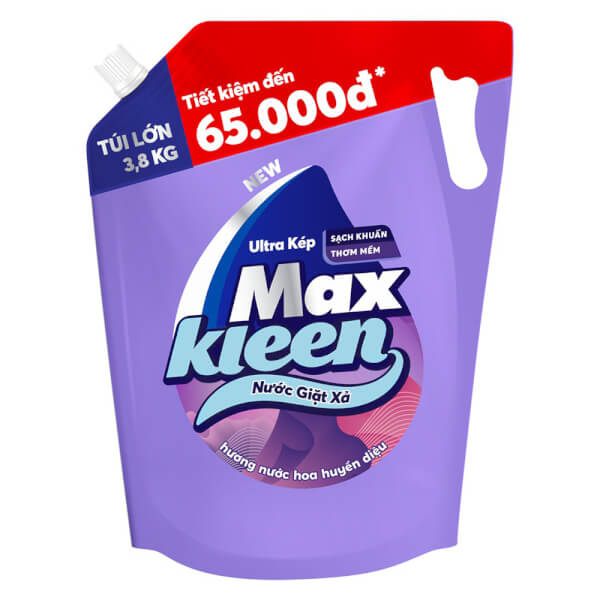 MAXKLEEN Nước giặt xả Hương huyền diệu 3.69lít