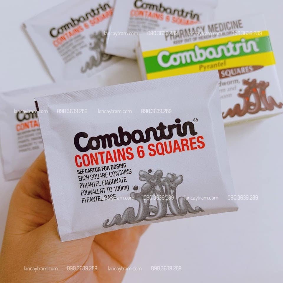 Combantrin Chocolate Squares - Sôcôla tẩy giun dễ dàng cho cả nhà