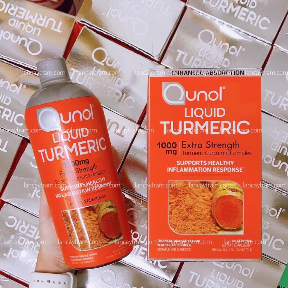 Nước Uống Tinh Chất Nghệ Qunol Liquid Turmeric, 900Ml