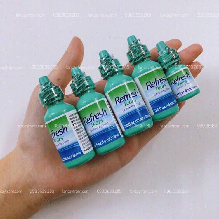 NƯỚC MẮT NHÂN TẠO REFRESH TEARS (4 CHAI X 15ML & 1 CHAI X 5ML)