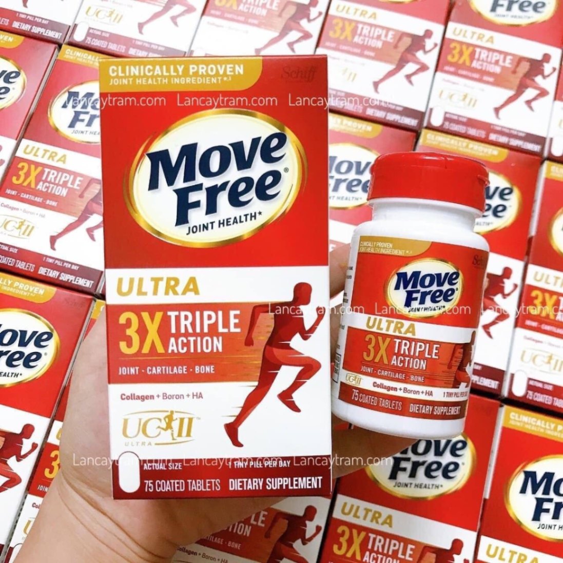 VIÊN UỐNG GIẢM CÁC CƠN ĐAU KHỚP SIÊU MẠNH SCHIFF MOVE FREE ULTRA 75 VIÊN