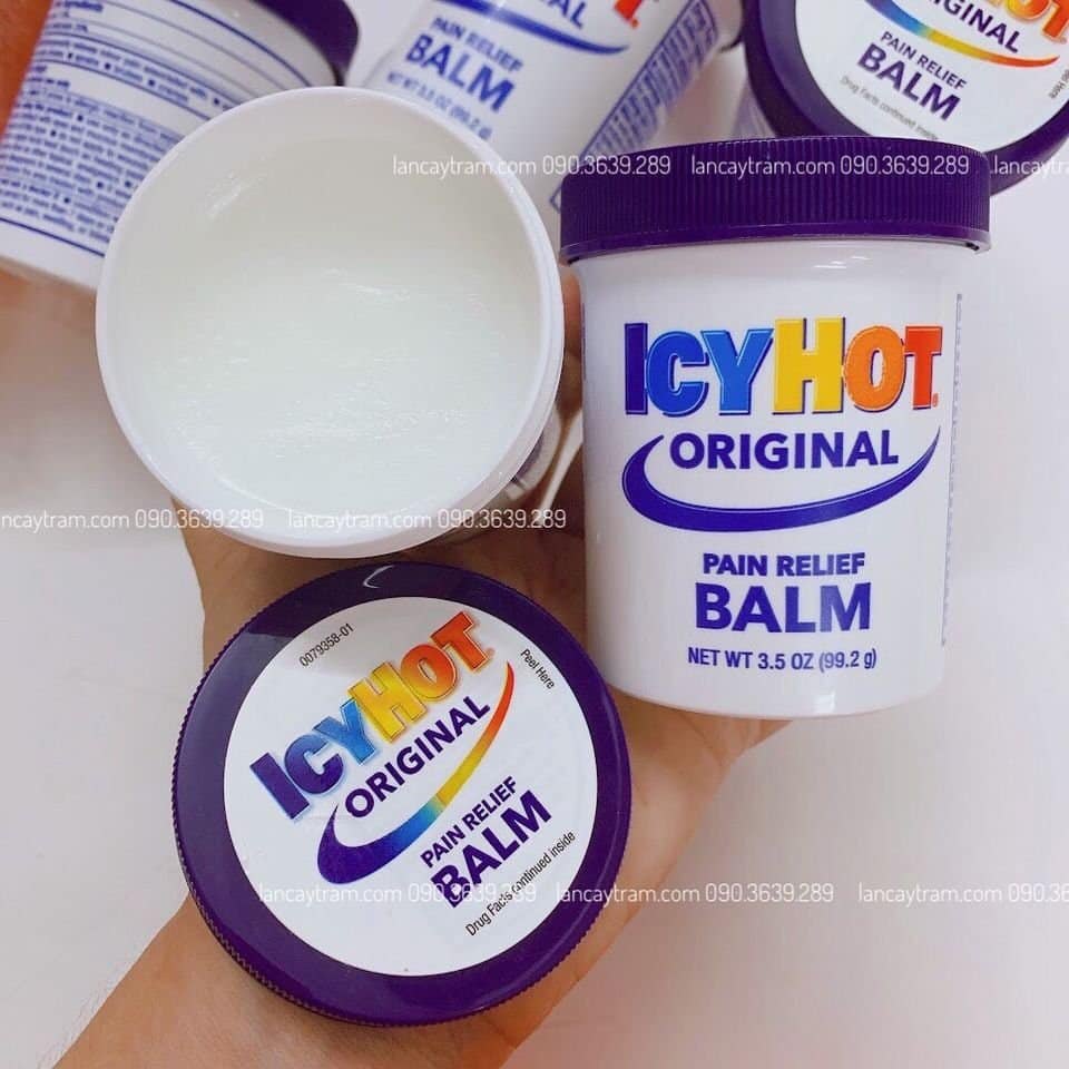 DẦU XOA BÓP, GIẢM ĐAU NHỨC TỐI ĐA ICY HOT PAIN RELIEF BALM 99.2 GRAM