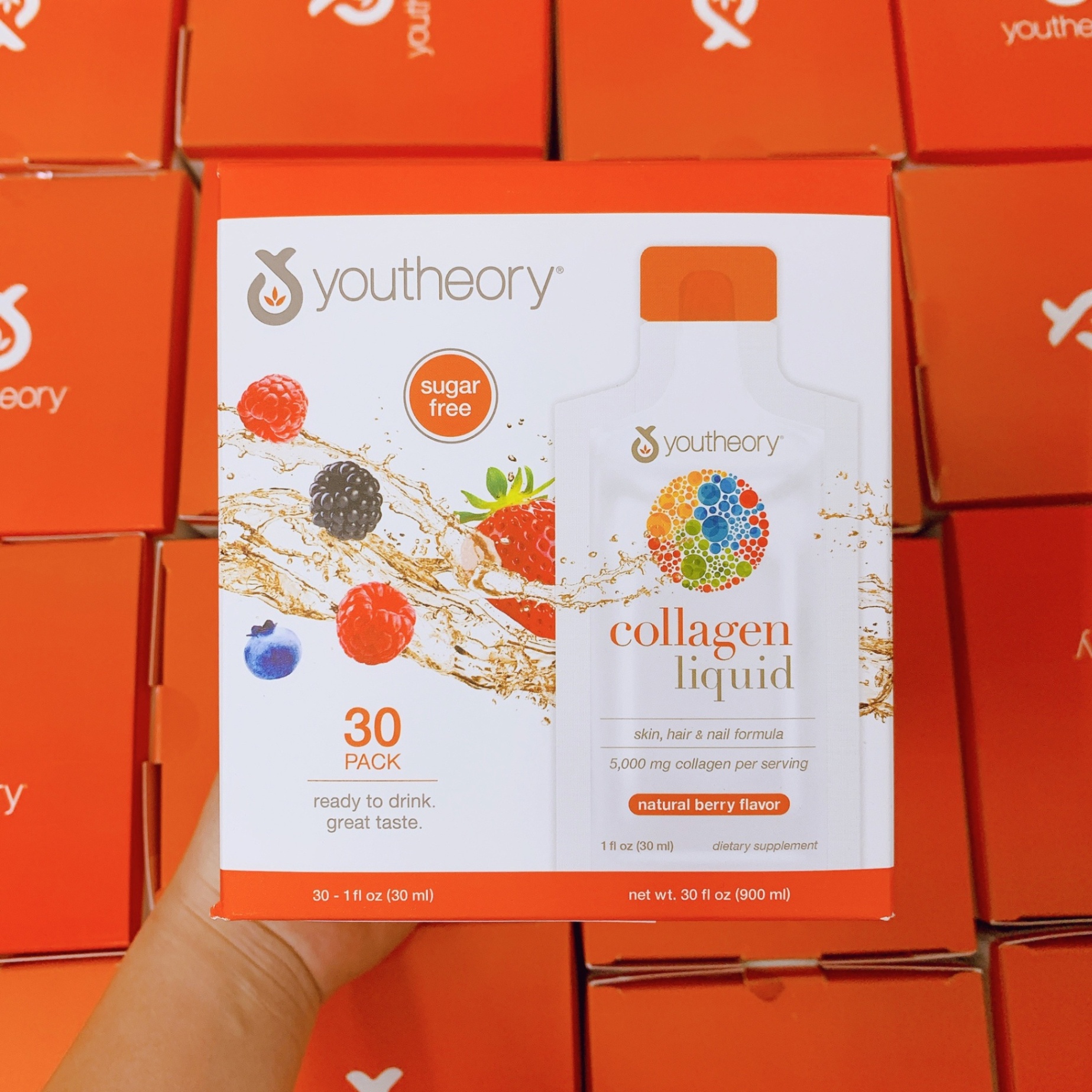 COLLAGEN DẠNG NƯỚC YOUTHEORY 5000MG 30 GÓI