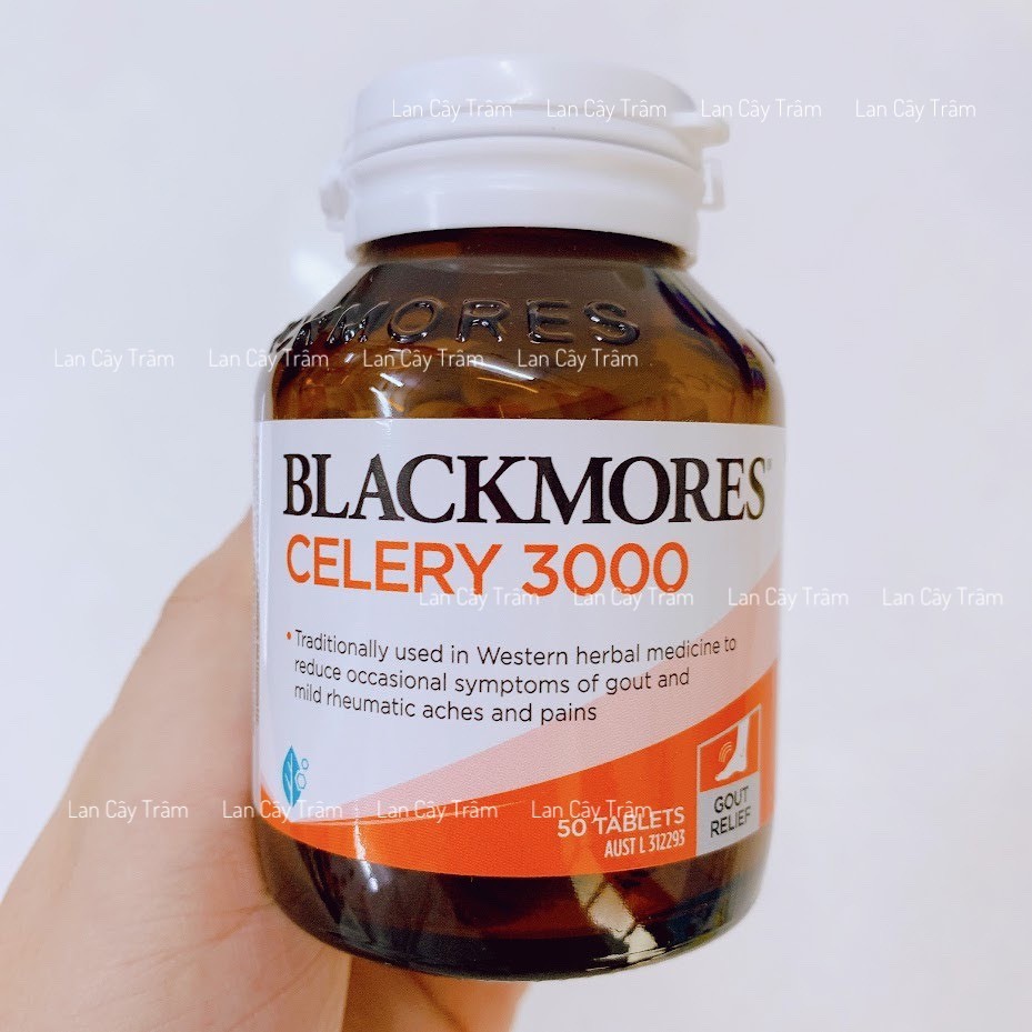 VIÊN UỐNG PHÒNG VÀ ĐIỀU TRỊ GÚT BLACKMORES CELERY 3000, 50 VIÊN