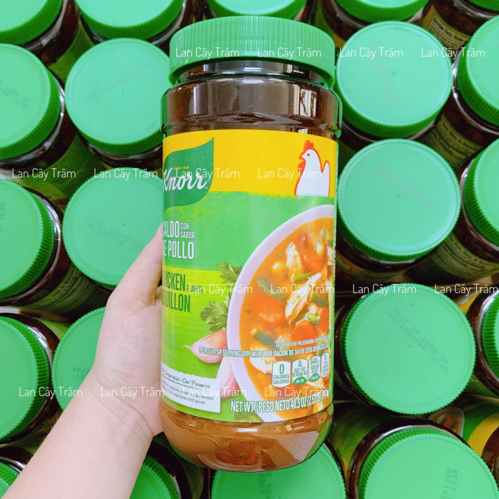 HẠT NÊM GÀ KNORR CALDO CON SABOR DE POLLO 1.14KG - MẪU MỚI