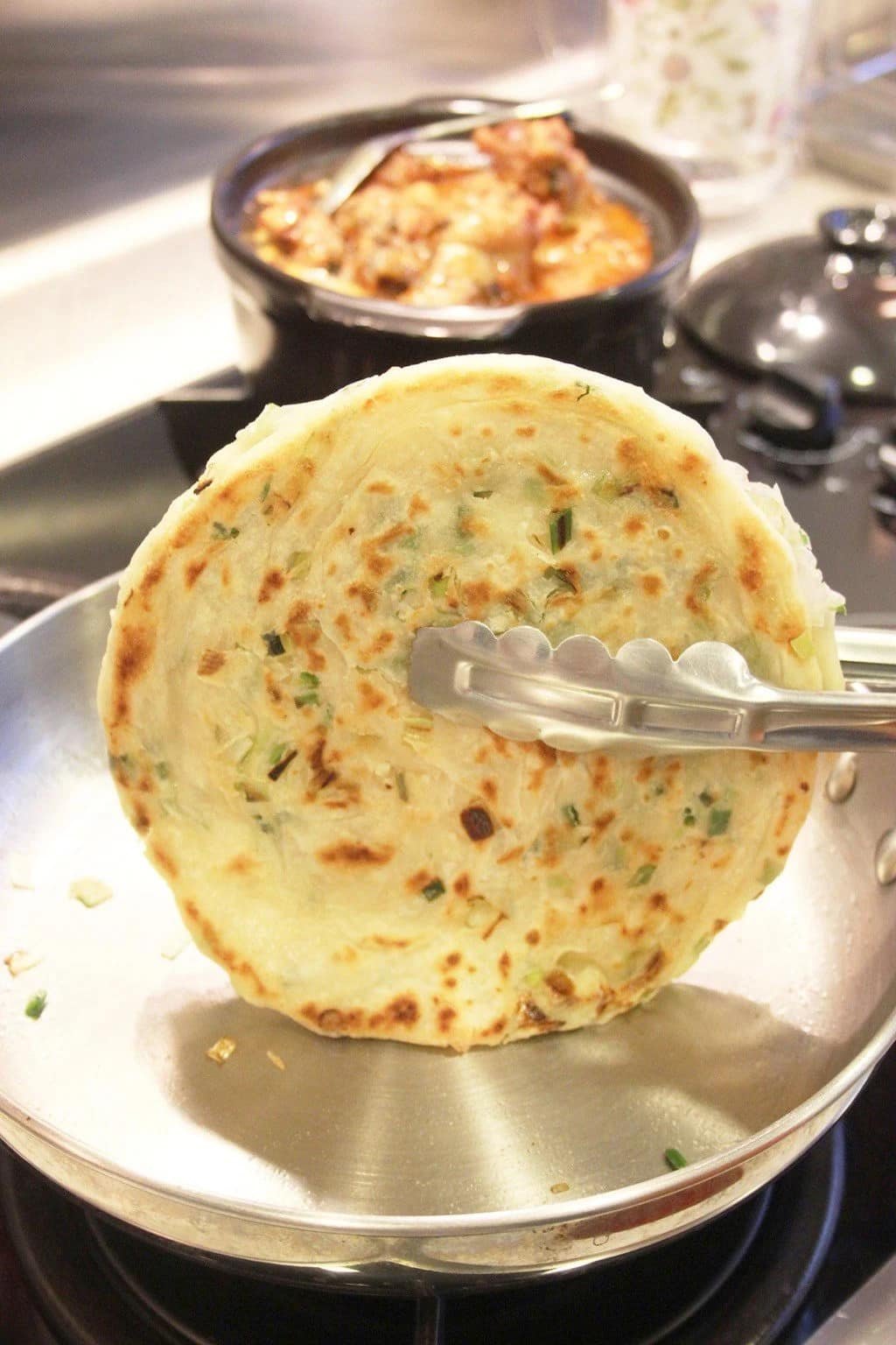 BÁNH ROTI PARATHA VỊ HÀNH SPRING HOME SINGAPORE , TÚI 5 CÁI/ 325 GRAM