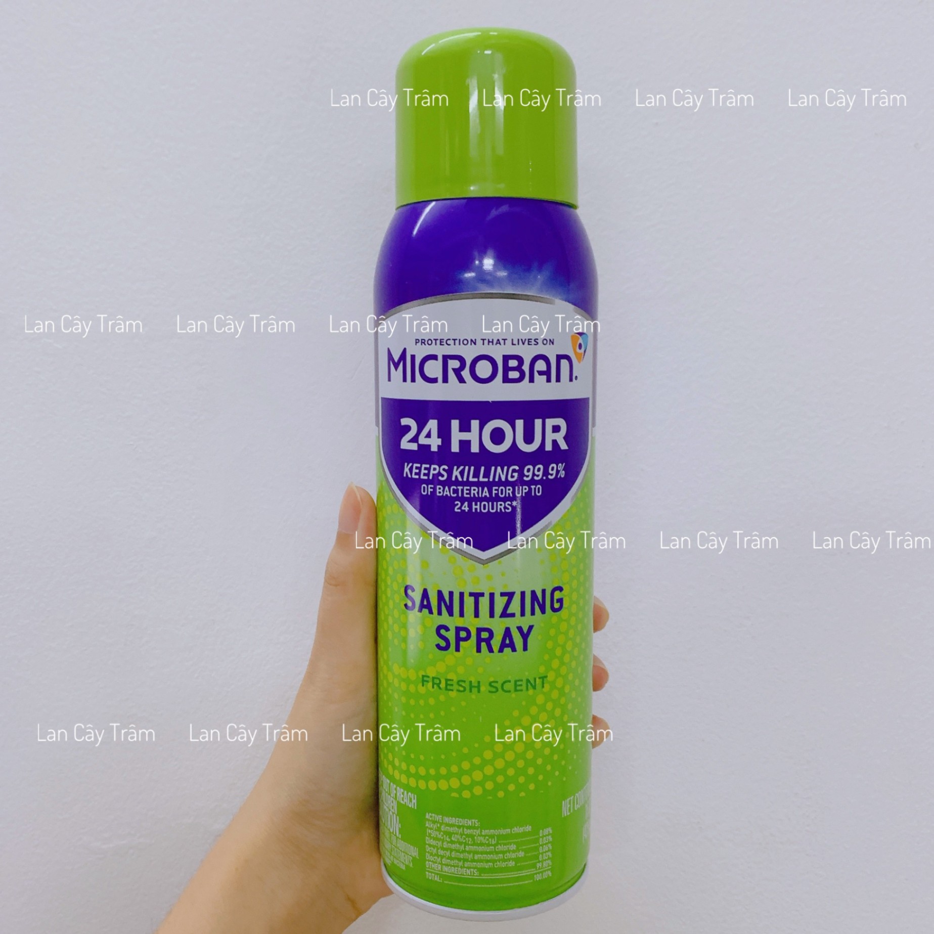 Microban Xịt Khử Trùng 24 Giờ Fresh Scent - 425g