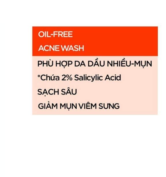 Neutrogena Oil-Free Acne Wash - Sữa Rửa Mặt Trị Mụn Không Dầu 268ml