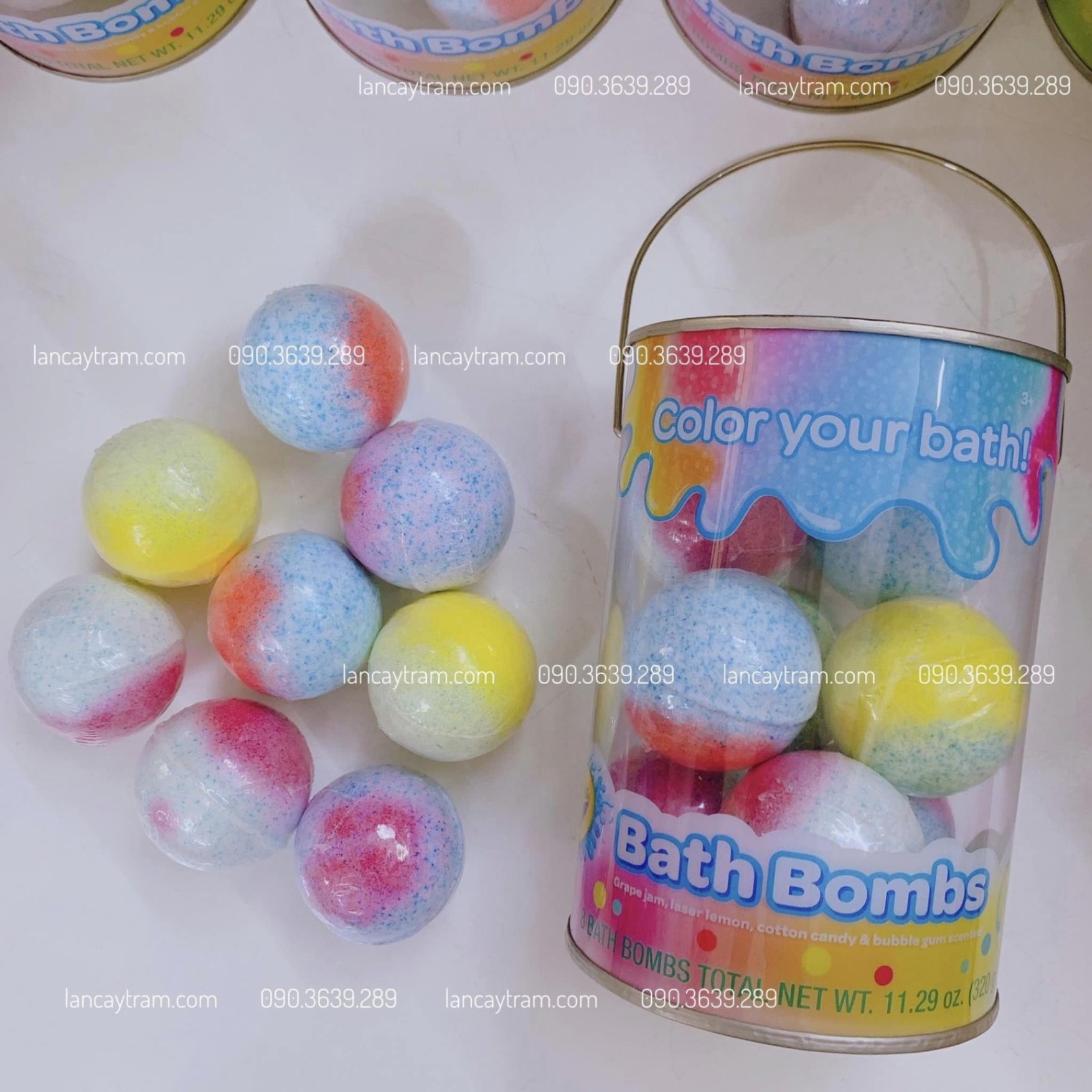 Crayola Color Your Bath - Bộ 8 Bath Bombs Tạo Màu Nước Tắm (320g)