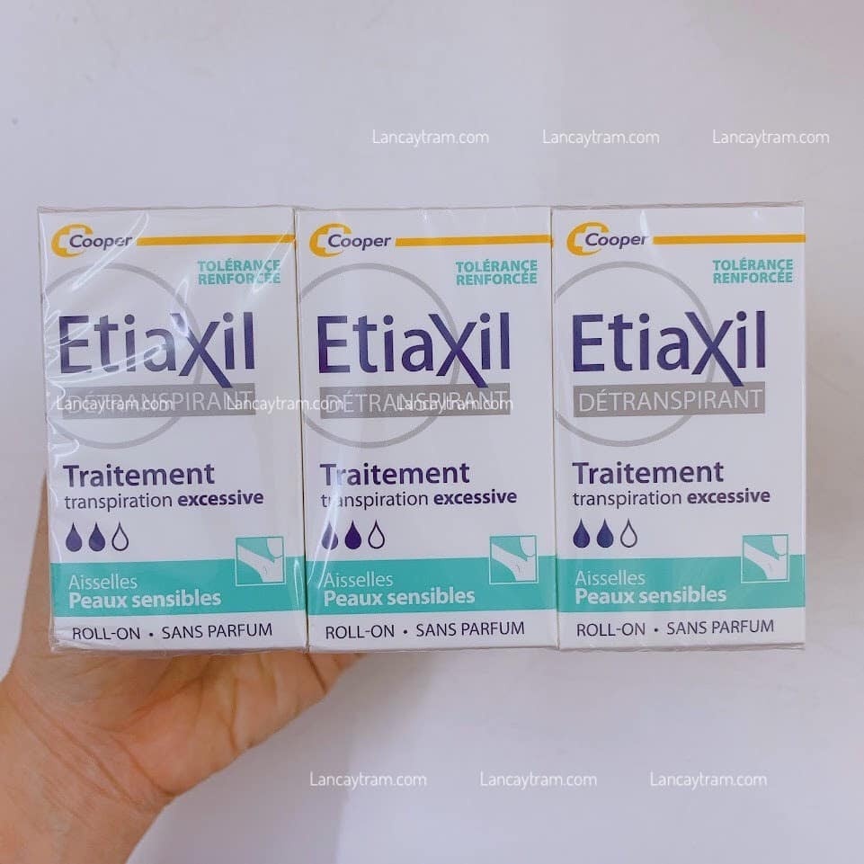 LĂN KHỬ MÙI ĐẶC TRỊ DÀNH CHO DA NHẠY CẢM, DA HỖN HỢP ETIAXIL DÉTRANSPIRANT - TRAITEMENT TRANSPIRATION EXCESSIVE 15ML