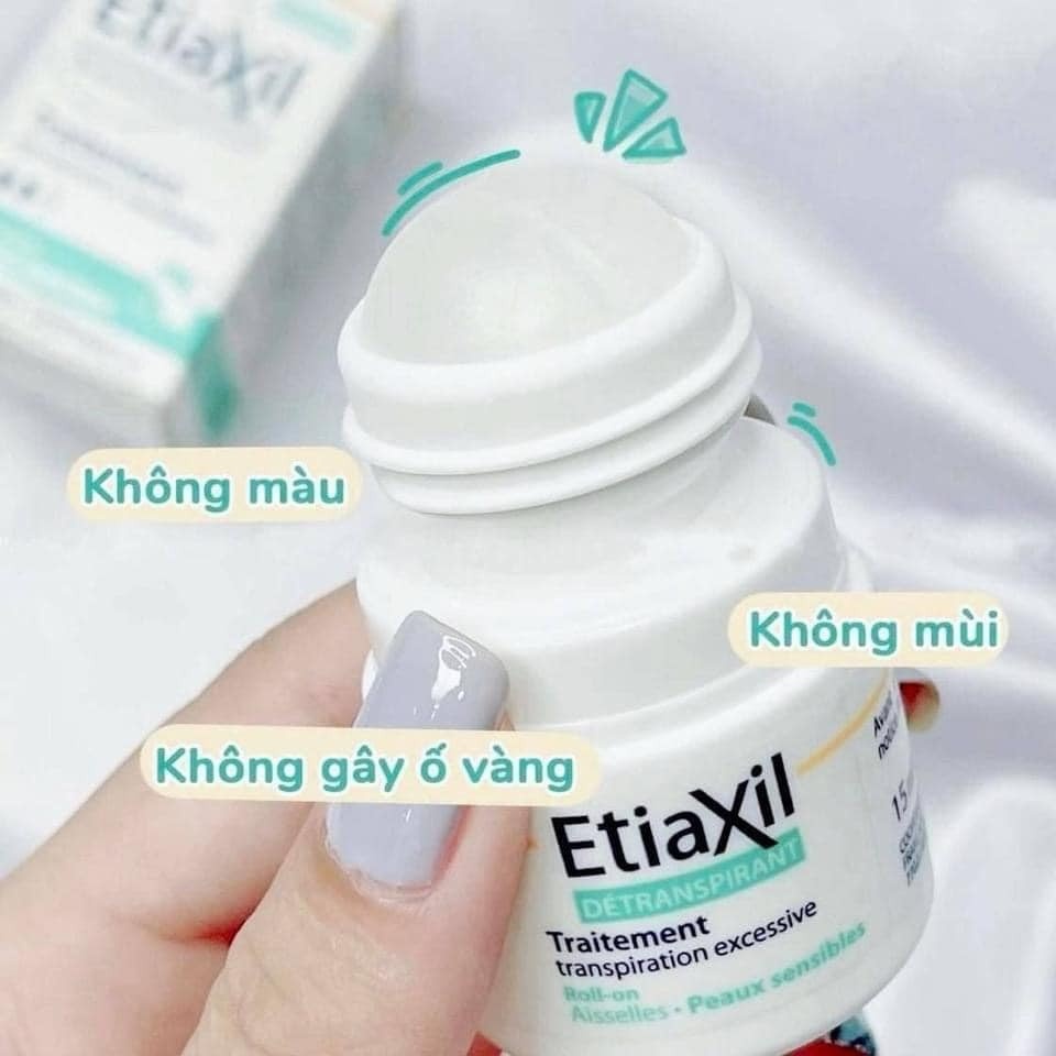 LĂN KHỬ MÙI ĐẶC TRỊ DÀNH CHO DA NHẠY CẢM, DA HỖN HỢP ETIAXIL DÉTRANSPIRANT - TRAITEMENT TRANSPIRATION EXCESSIVE 15ML