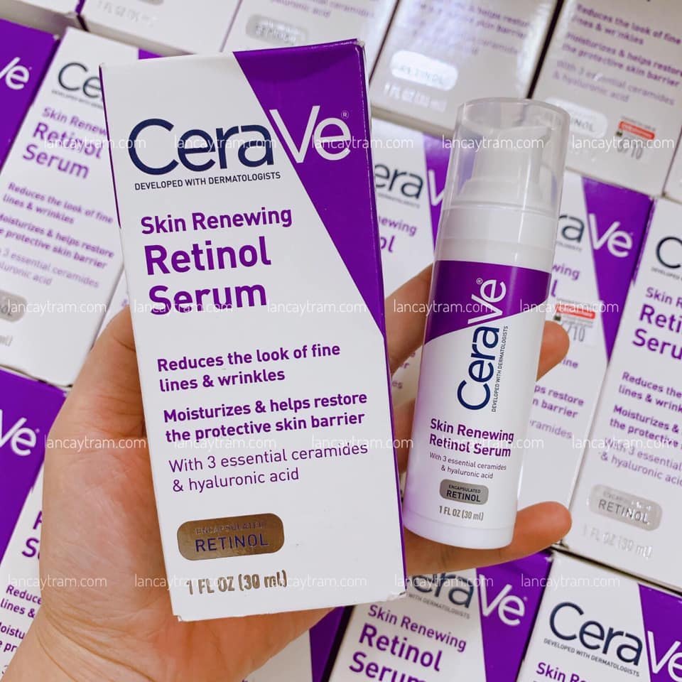 TINH CHẤT RETINOL CHỐNG LÃO HÓA, MỜ NẾP NHĂN, SÁNG DA CERAVE SKIN RENEWING RETINOL SERUM 30ML