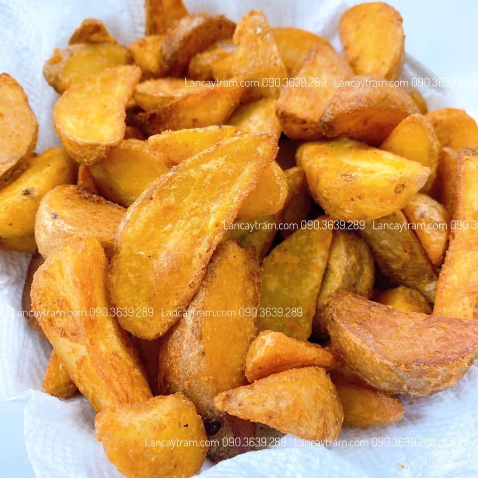 KHOAI TÂY MÚI CAU NGUYÊN VỎ TẨM VỊ CRRROCK'N POTATO WEDGES, TÚI 500G