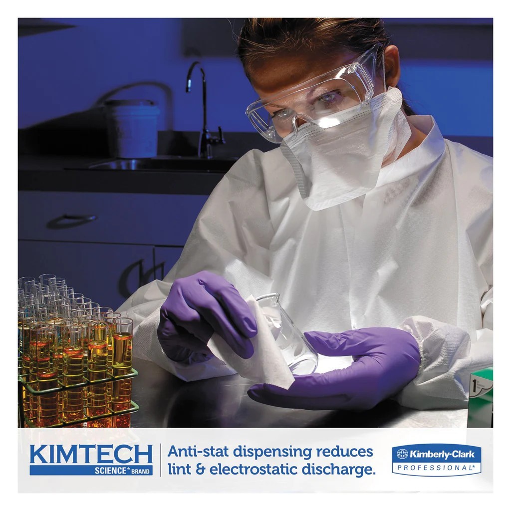 Kimtech Science Brand 280 Paper - Khăn Giấy Lau Kính 11.0cm x 21.3cm