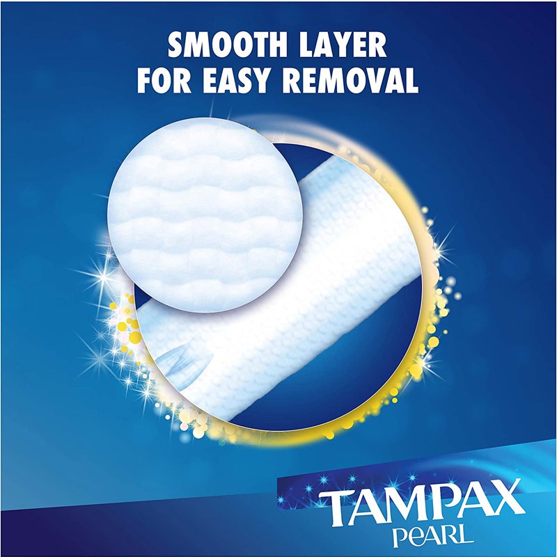 Tampax Pearl Regular Tampons - Hộp 96 Cái