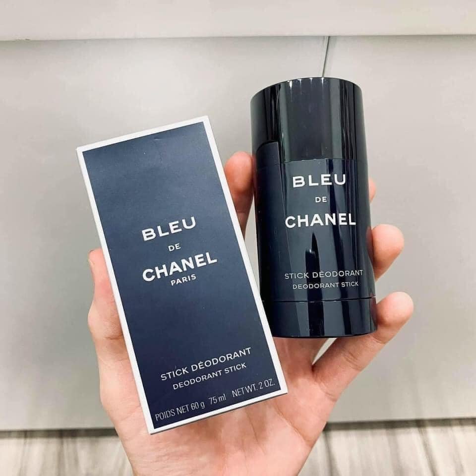 LĂN SÁP KHỬ MÙI NƯỚC HOA NAM CHANEL BLUE, 60GRAM