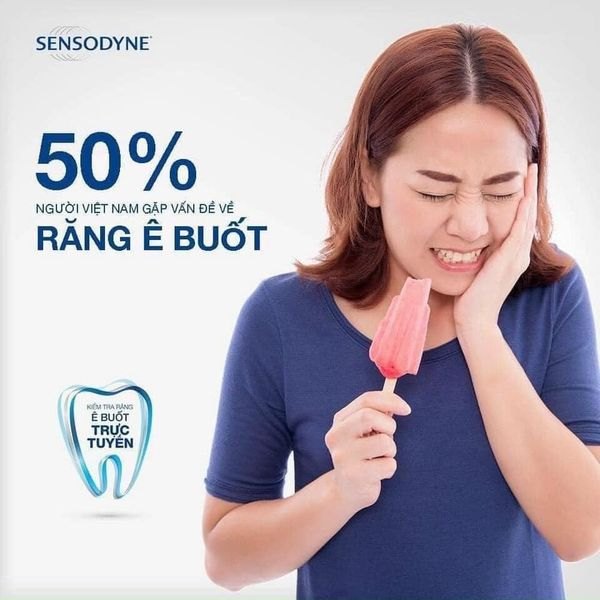 Sensodyne Advanced Whitening Toothpaste - Kem Đánh Răng Trắng Sáng Cho Răng Nhạy Cảm, Hộp 4 Tuýp 184g