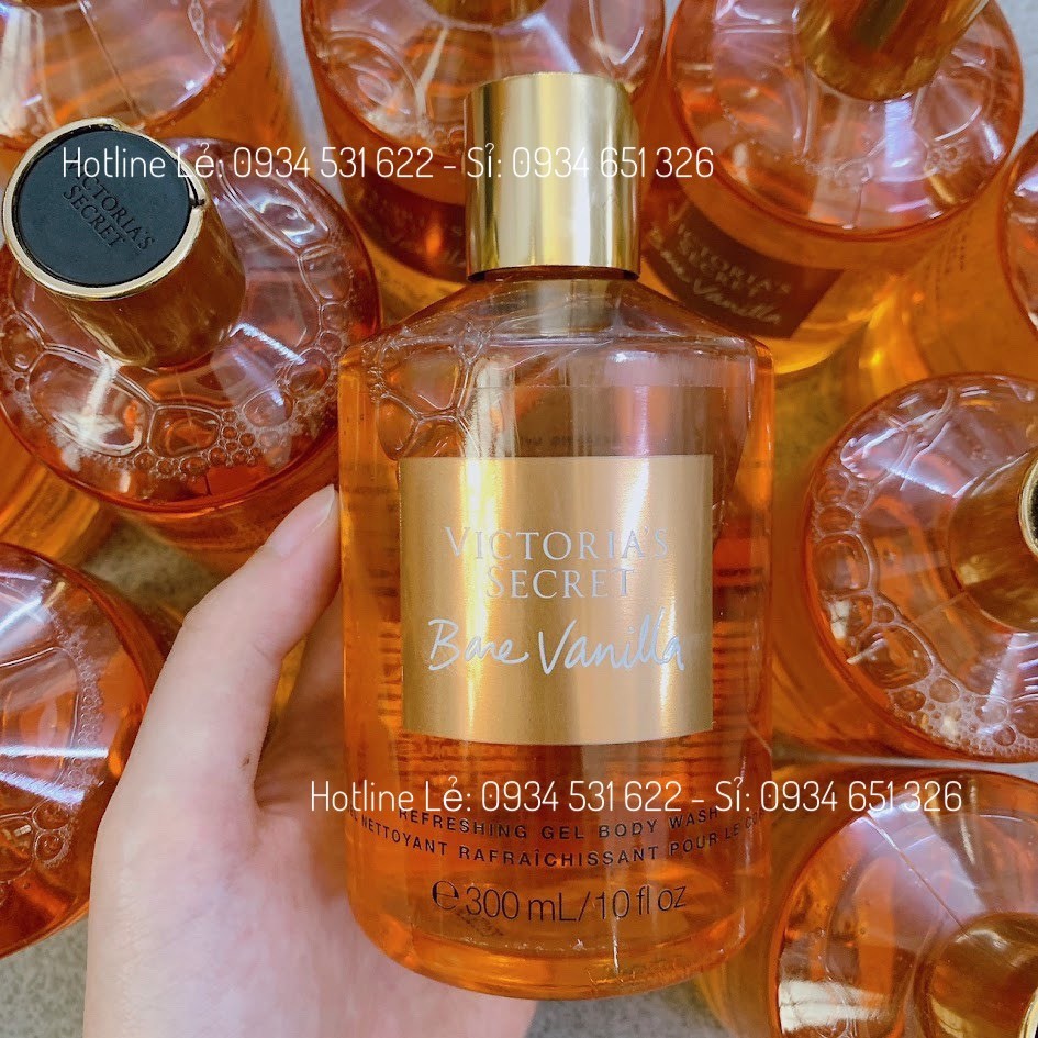 SỮA TẮM VICTORIA’S SECRET REFRESHING GEL BODY WASH BARE VANILLA, 300ML