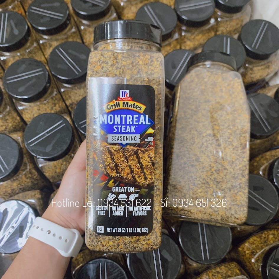 McCormick Grill Mates Montreal Steak Seasoning 822g - Gia Vị Cho Món Nướng Tuyệt Hảo