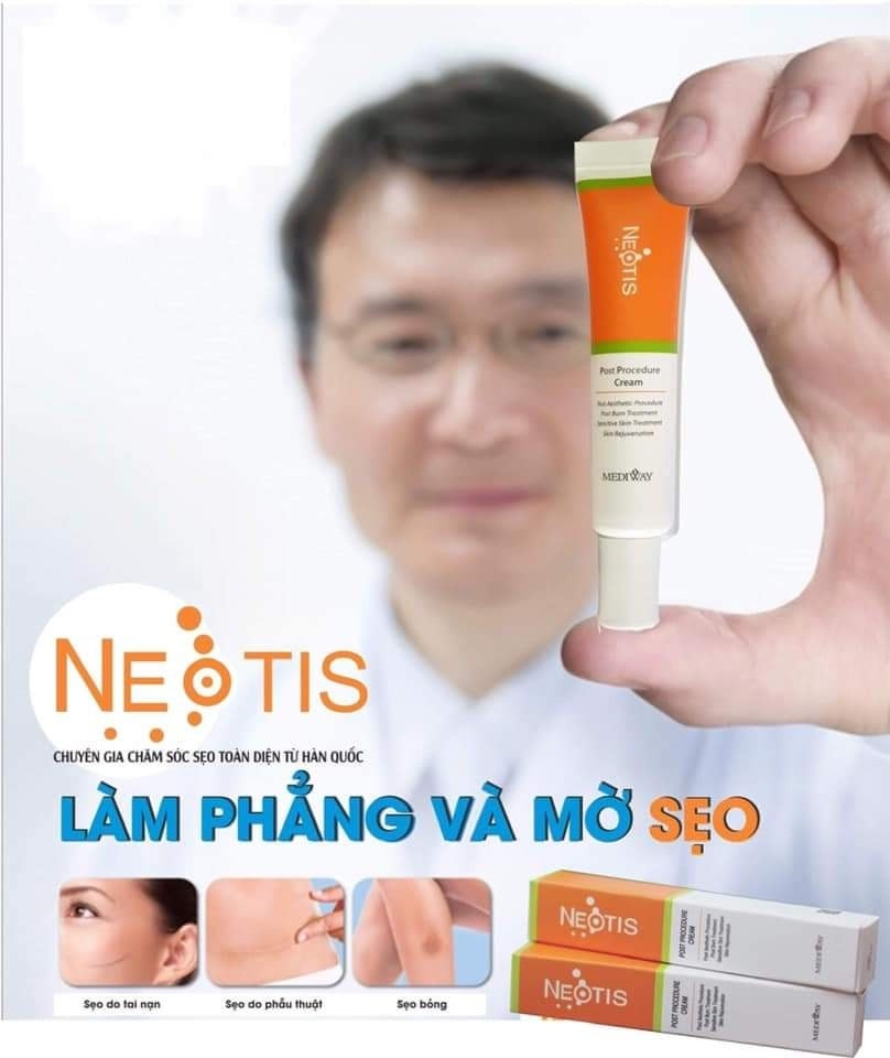 KEM TRỊ THÂM MỤN - TRỊ SẸO - PHỤC HỒI DA NEOTIS HÀN QUỐC, 30G