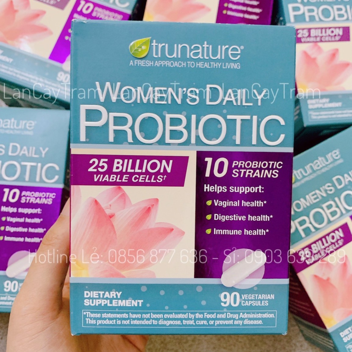 TruNature Women's Daily Probiotic 90 Capsules - Hỗ Trợ Sức Khỏe Phụ Nữ