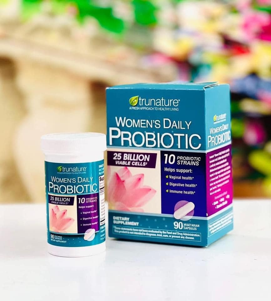 TruNature Women's Daily Probiotic 90 Capsules - Hỗ Trợ Sức Khỏe Phụ Nữ