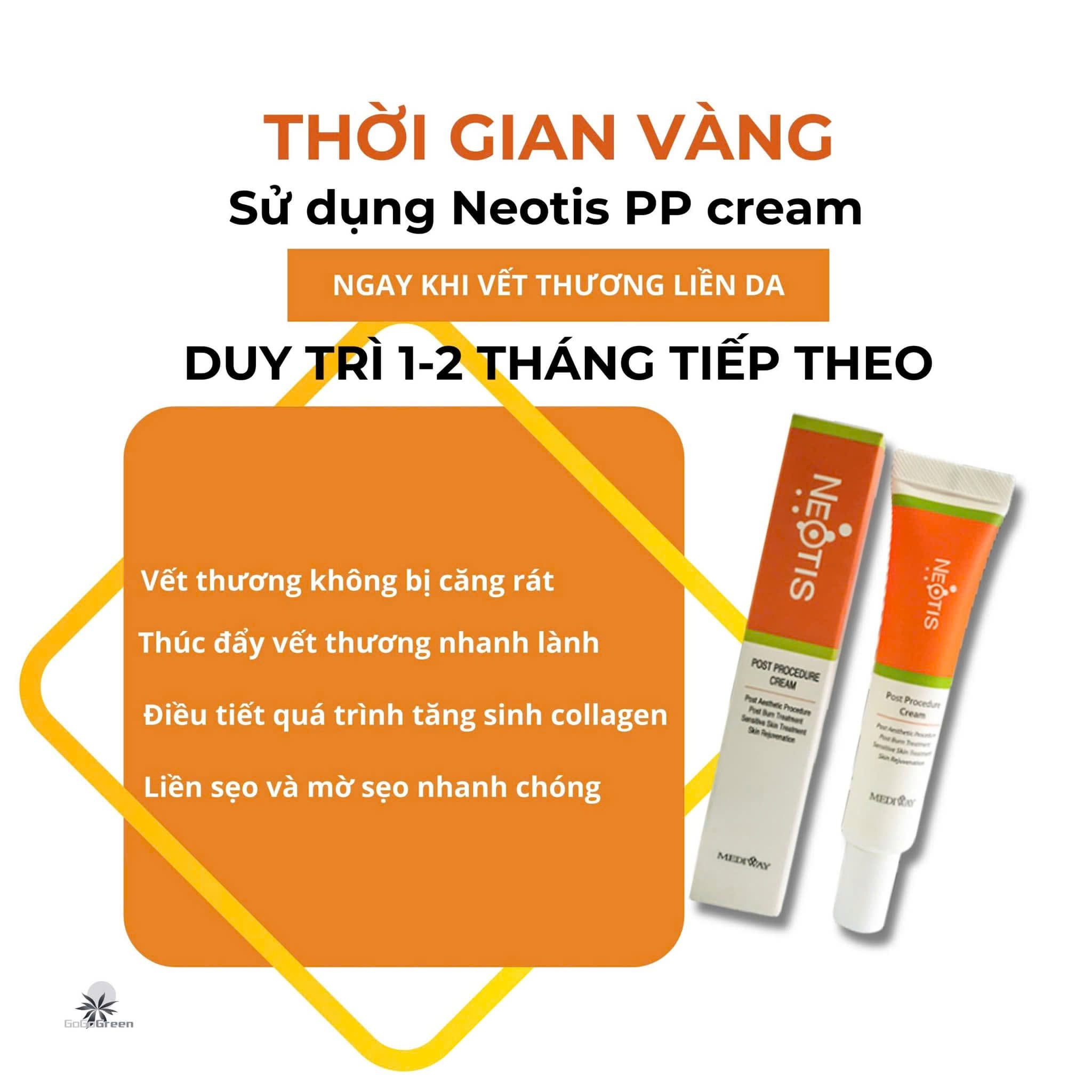 KEM TRỊ THÂM MỤN - TRỊ SẸO - PHỤC HỒI DA NEOTIS HÀN QUỐC, 30G