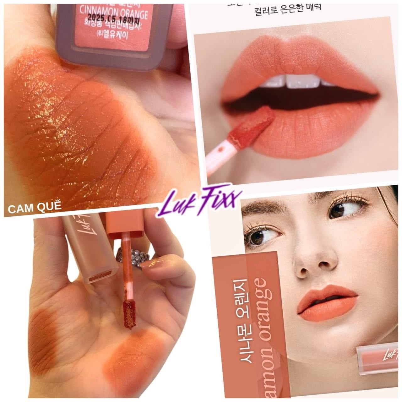 Luk Fixx Tatoo Velvet Tint màu cam quế