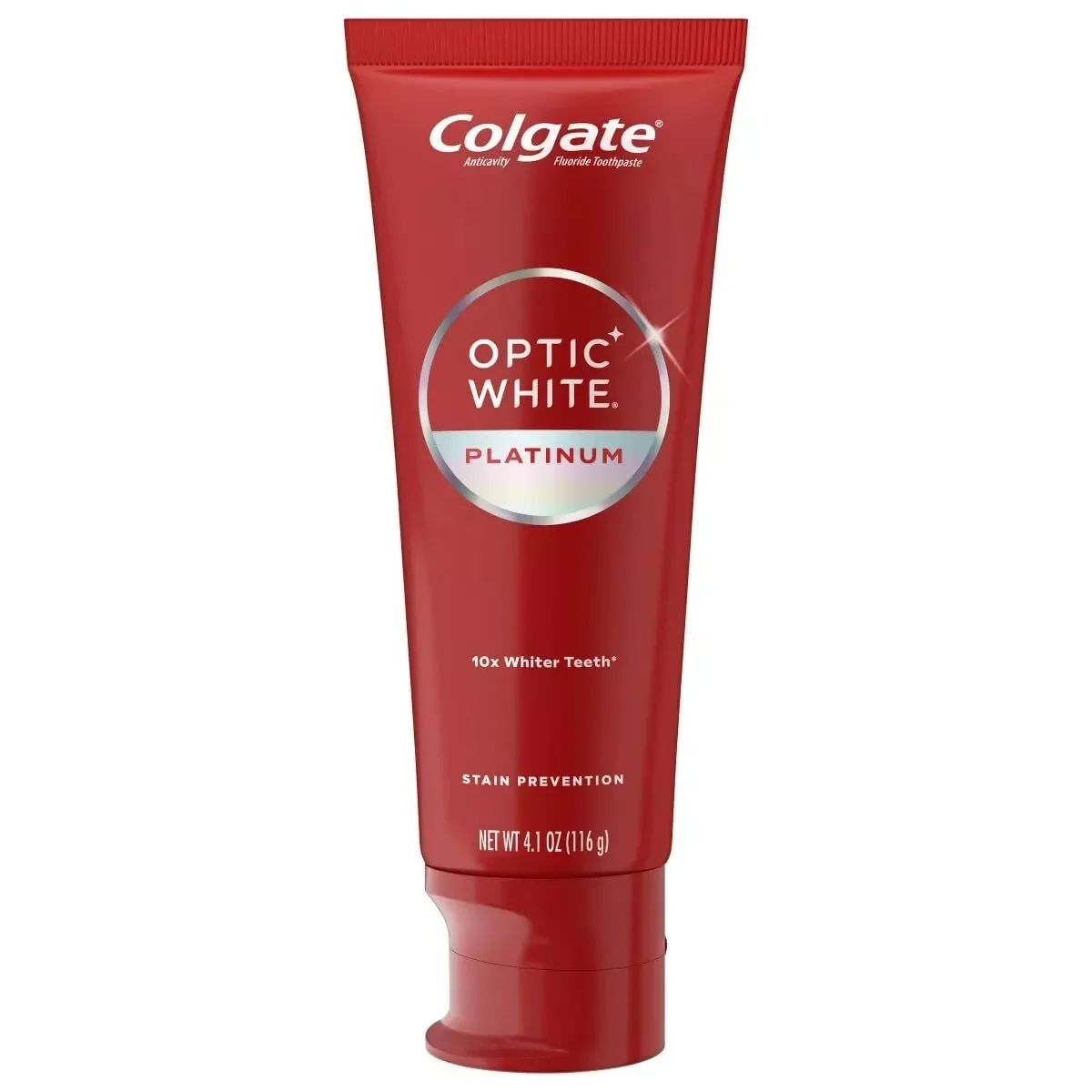 Colgate Optic White Platinum Toothpaste - Kem Đánh Răng Làm Trắng Chuyên Sâu, Bộ 4 Tuýp