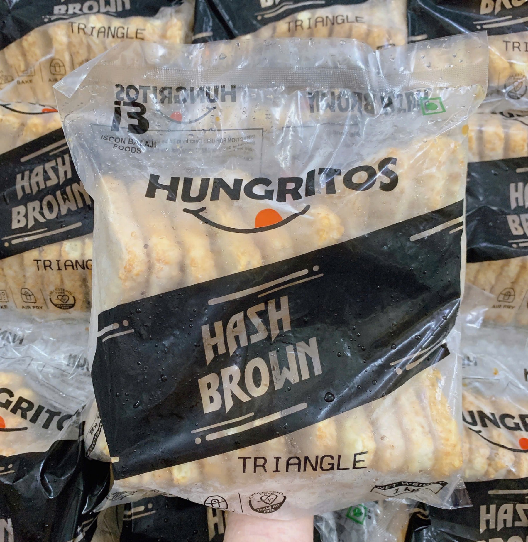 HUNGRITOS HASH BROWNS TRIANGLE 1000G