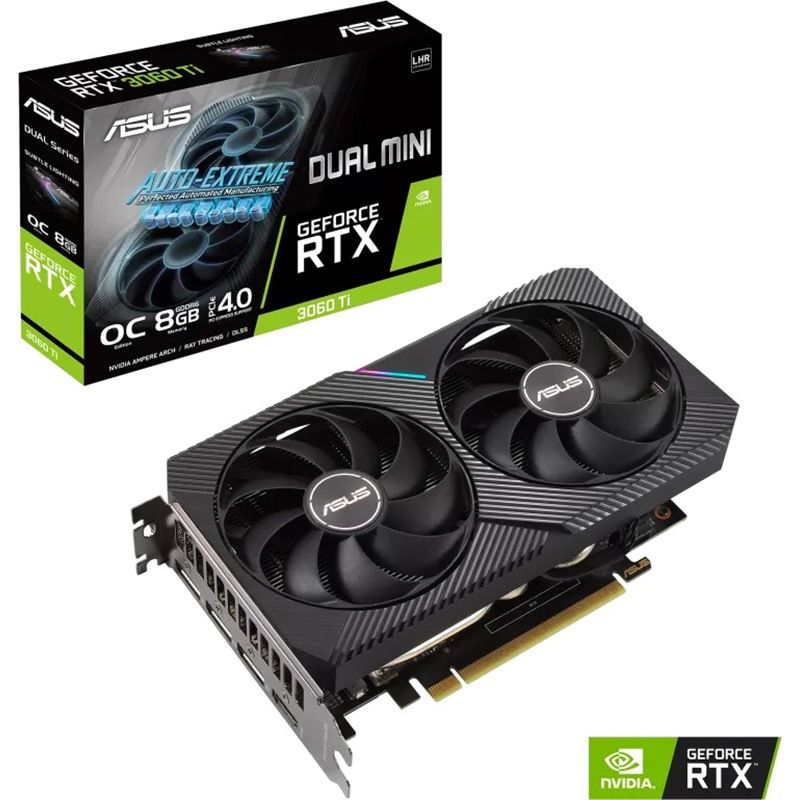 Vga Asus RTX3060TI OC 8G 2 Fan (DUAL-RTX3060TI-O8G-V2