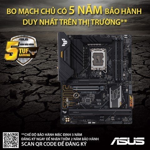 Main Asus TUF Gaming B660M Plus Wifi D4 LGA1700(4 KHE RAM)