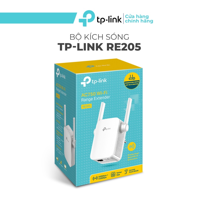 Bộ khuếch đại TPLink RE205 (Ver 4.0)