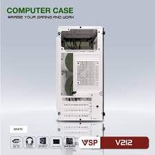 Case VSP V212 2Fan White ( chưa fan)