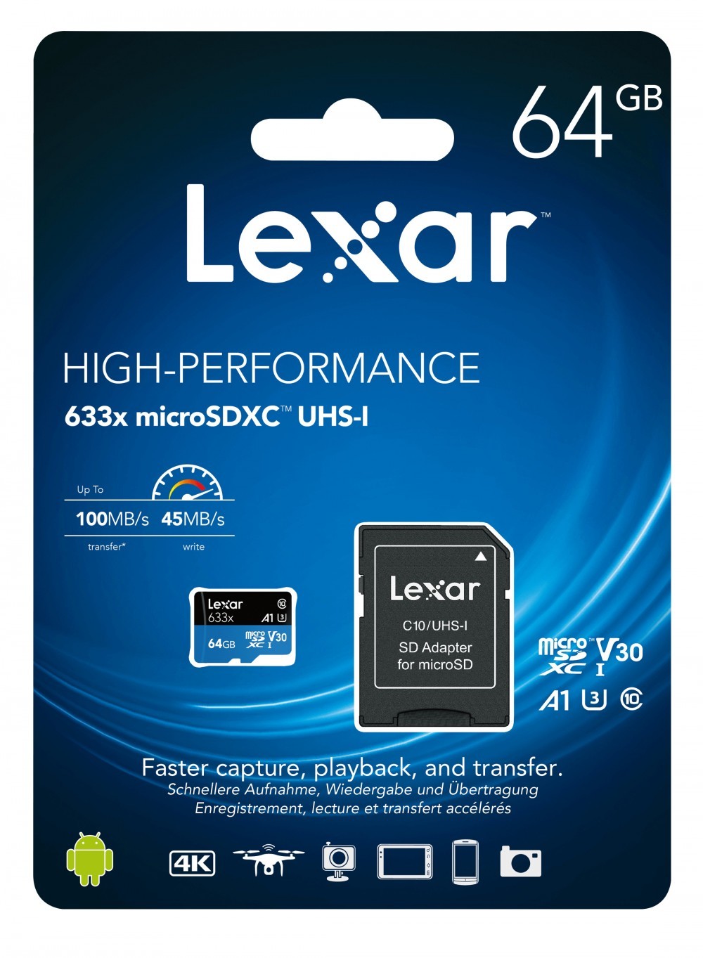 Thẻ nhớ 64GB Lexar 100MB/s